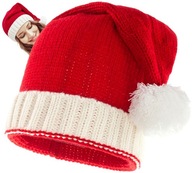 Teplá mikulášska zimná čiapka Vianočná brmbolka Christmas Teplá mikulášska zimná čiapka Vianočná brmbolka Christmas