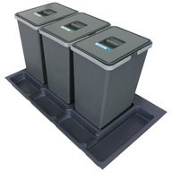 Triedič odpadu s 3 košmi 3x24 l do skrine 90 cm 72 l Triedič odpadu s 3 košmi 3x24 l do skrine 90 cm 72 l