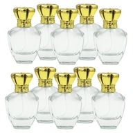 Flakón na parfum so skrutkovacím atomizérom Nell Gold fľaša 10x50ml Flakón na parfum so skrutkovacím atomizérom Nell Gold fľaša 10x50ml