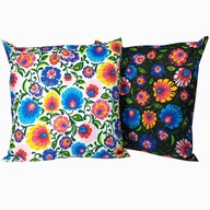 2x Bunda obliečka na vankúš 45x45 Łowicka Folk 2x Bunda obliečka na vankúš 45x45 Łowicka Folk