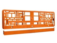Oranžový kovový rám ŠPZ Oranžový kovový rám ŠPZ