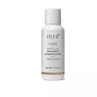 Keune Care Satin Oil Shampoo šampón pre suché a matné vlasy 80 ml Keune Care Satin Oil Shampoo šampón pre suché a matné vlasy 80 ml