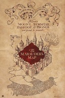 Plagát 61 x 91,5 cm Harry Potter Mapa záškodníkov Plagát 61 x 91,5 cm Harry Potter Mapa záškodníkov