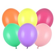 Pastelové latexové balóny Colorful Multicolored dekoračné 27cm 100 ks Pastelové latexové balóny Colorful Multicolored dekoračné 27cm 100 ks