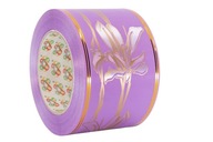 PP lilie stuha s pruhmi 8 cm/45 m vresov PP lilie stuha s pruhmi 8 cm/45 m vresov