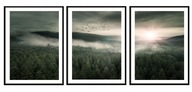 OBRAZOVÝ PLAGÁT V RÁME 33x43cm Lesnícky triptych P2036 OBRAZOVÝ PLAGÁT V RÁME 33x43cm Lesnícky triptych P2036