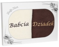 DARČEK PRE BABKU A DEDKA SADA DVOCH HRUBÝCH UTERÁKOV S VÝŠIVKOU DARČEK PRE BABKU A DEDKA SADA DVOCH HRUBÝCH UTERÁKOV S VÝŠIVKOU