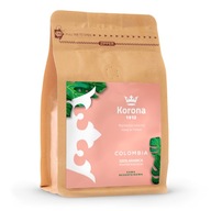 Káva Korona Arabica 100% zrná bez kofeínu 250g. Ružová Kolumbia Káva Korona Arabica 100% zrná bez kofeínu 250g. Ružová Kolumbia