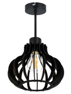 PEVNÁ ČIERNA ZÁVISLÁ LAMPA STROPNÁ LAMPA ČIERNA LAMPA NA DREVO 1 PEVNÁ ČIERNA ZÁVISLÁ LAMPA STROPNÁ LAMPA ČIERNA LAMPA NA DREVO 1