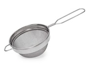 Nerezové kuchynské sitko s rukoväťou cedníka - 18 cm Nerezové kuchynské sitko s rukoväťou cedníka - 18 cm
