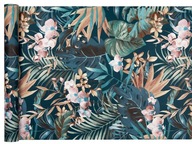 Tropické LISTY + tapeta ružová ORCHIDEA Tropické LISTY + tapeta ružová ORCHIDEA