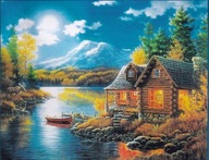 X084 Potlač súpravy krížikového vyšívania pre domácich majstrov 50x40 X084 Potlač súpravy krížikového vyšívania pre domácich majstrov 50x40