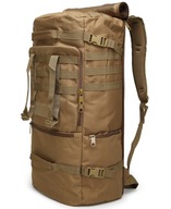 80 L batoh cestovná taška cez rameno molle TAN popruhy