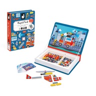 Magnetické puzzle Janod Magneti na hračky Hasičský zbor Magnetibook Magnetické puzzle Janod Magneti na hračky Hasičský zbor Magnetibook