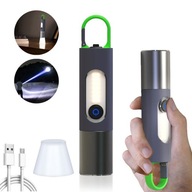 3v1 VEĽMI VÝKONNÁ XHP50 ZOOM USB LED baterka 3v1 VEĽMI VÝKONNÁ XHP50 ZOOM USB LED baterka
