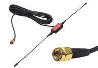 Autoanténa pre príjem DVB-T TV, 4m kábel Autoanténa pre príjem DVB-T TV, 4m kábel