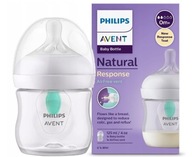 Avent Natural 3 Response AirFree Fľaša 125 ml Cumlík 0m+ Avent Natural 3 Response AirFree Fľaša 125 ml Cumlík 0m+
