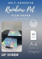 Samolepiaci holografický fotopapier A4 20 ks