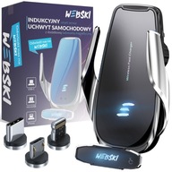 Automatický držiak Sensor do auta s nabíjačkou pre VŠETKY TELEFÓNY Automatický držiak Sensor do auta s nabíjačkou pre VŠETKY TELEFÓNY