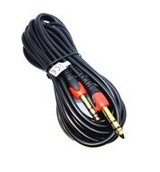 Pripojenie veľký kábel JACK 6,3 STEREO 1,5 m Pripojenie veľký kábel JACK 6,3 STEREO 1,5 m
