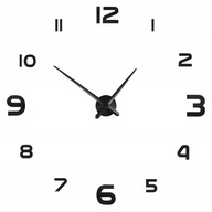 x2 Veľké moderné nástenné hodiny, DIY nálepka x2 Veľké moderné nástenné hodiny, DIY nálepka
