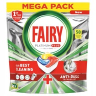 Fairy Platinum Plus 58 ks - kapsule do umývačky riadu ALL IN ONE Fairy Platinum Plus 58 ks - kapsule do umývačky riadu ALL IN ONE