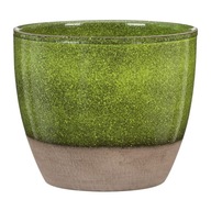 Zelený obal na kvetináč Scheurich 920 Flora 19 Zelený obal na kvetináč Scheurich 920 Flora 19