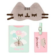 CESTOVNÁ SÚPRAVA Puzdro Passport Tag Luggage Pusheen Foodie Wristband