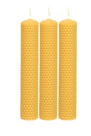 3x Sviečka z včelieho vosku 18/3 cm 100% VOSK 3x Sviečka z včelieho vosku 18/3 cm 100% VOSK