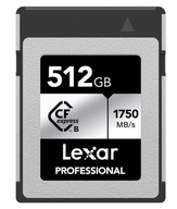 Karta Lexar CFexpress Type B 512GB 1750/1300MB/s + čítačka