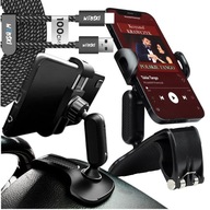 DRŽIAK TELEFÓNU DO AUTO PRE KOKPIT+USB TYP C