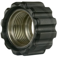 Prevlečná matica 22x1,5 16,4 mm čierna VA M22 x 1