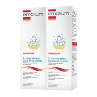EMOLIUM DERMOCARE 3v1 kúpeľ, umývanie, šampón x2