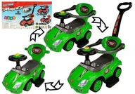 Mega auto 3v1 Green Ride-On s Push Mega auto 3v1 Green Ride-On s Push