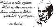 Nápis na stene, nálepka Pápež Ján Pavol II. - 80 Nápis na stene, nálepka Pápež Ján Pavol II. - 80