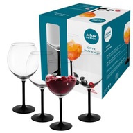 Altom Design Onyx čierne poháre na víno, koktailová voda, 700 ml, 4 ks. Altom Design Onyx čierne poháre na víno, koktailová voda, 700 ml, 4 ks.