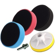 Sada leštiacich hubkových podložiek 80mm, suchý zips + hlavica Sada leštiacich hubkových podložiek 80mm, suchý zips + hlavica