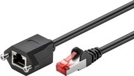 LAN predlžovací kábel CAT 6 F/UTP, čierny, 2 m LAN predlžovací kábel CAT 6 F/UTP, čierny, 2 m