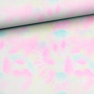 Pastel Tie Dye single jersey – žltý Pastel Tie Dye single jersey – žltý