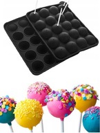 SILIKÓNOVÁ FORMA NA COOKIES, CAKE POPS LOLLIES + TYČINKY SILIKÓNOVÁ FORMA NA COOKIES, CAKE POPS LOLLIES + TYČINKY