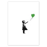 Plagáty 40x50 Banksy Hope Graffiti