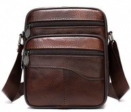 Pánska taška Hnedá kožená taška cez rameno Messenger Bag Gift Pánska taška Hnedá kožená taška cez rameno Messenger Bag Gift
