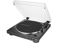 Čierny gramofón Audio-Technica AT-LP60X