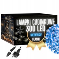 OSVETLENIE VIANOČNÉHO STROMČEKA 300 LED MODRÝCH BLESKOV VONKAJŠIE VNÚTORNÉ OSVETLENIE VIANOČNÉHO STROMČEKA 300 LED MODRÝCH BLESKOV VONKAJŠIE VNÚTORNÉ