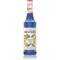 Monin Blue Curacao - modrý curacao sirup 0,7l Monin Blue Curacao - modrý curacao sirup 0,7l