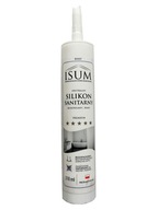 ISUM neutrálny sanitárny silikón BIELY 310ml ISUM neutrálny sanitárny silikón BIELY 310ml