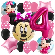 SÚPRAVA BALÓNOV MINNIE MOUSE MINNIE BALÓN ČÍSLO 4 ŠTYRI ROKY ŠTVRTÉ NARODENINY SÚPRAVA BALÓNOV MINNIE MOUSE MINNIE BALÓN ČÍSLO 4 ŠTYRI ROKY ŠTVRTÉ NARODENINY