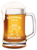 PIVNÁ MUFLA 620 ML VIANOČNÝ DARČEK KU DŇU OTCOV GRAVÍROVANIE MENA PIVNÁ MUFLA 620 ML VIANOČNÝ DARČEK KU DŇU OTCOV GRAVÍROVANIE MENA