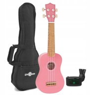 Gear4music sopránové ukulele Set Tune puzdro