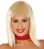 Rubia rovná blond parochňa s ofinou po plecia